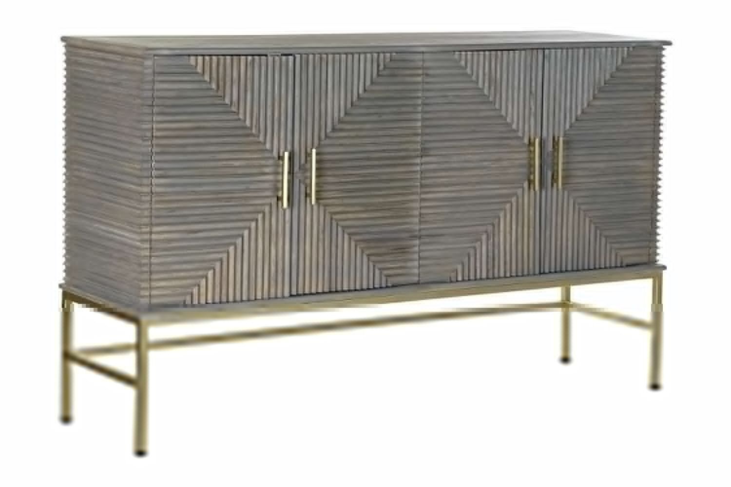 BUFFET MANIGLIA OTTONE 152X42X91 GRIGIO MB194157