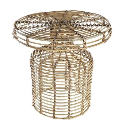 SIDE TABLE RATTAN 48X48X45 NATURAL MB194331