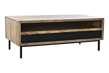 TABLE BASSE MANGO METAL 120X60X45 NOIR MB194551 1