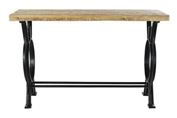 POIGNÉE DE CONSOLE MÉTAL 120X45X76 INDUSTRIEL NATUREL MB194922 5