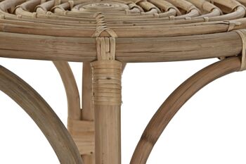 TABLE D'APPOINT ROTIN 43X43X46 NATUREL MB194953 3