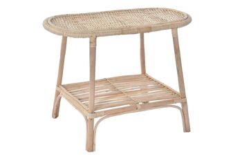 TABLE D'APPOINT ROTIN 61X30X46 NATUREL MB194954 1