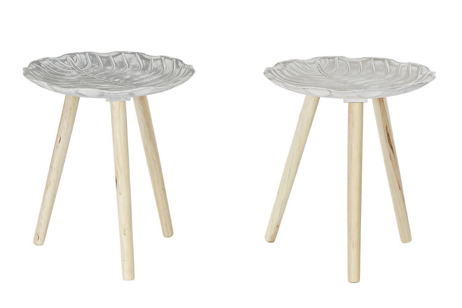 TAVOLINO IN MDF FIR 40X40X45 LAMIERA 2 ASSORTIMENTI. MB195110