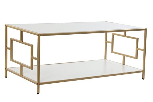 MESA CENTRO METAL MDF 110X55X45 DORADO MB195338