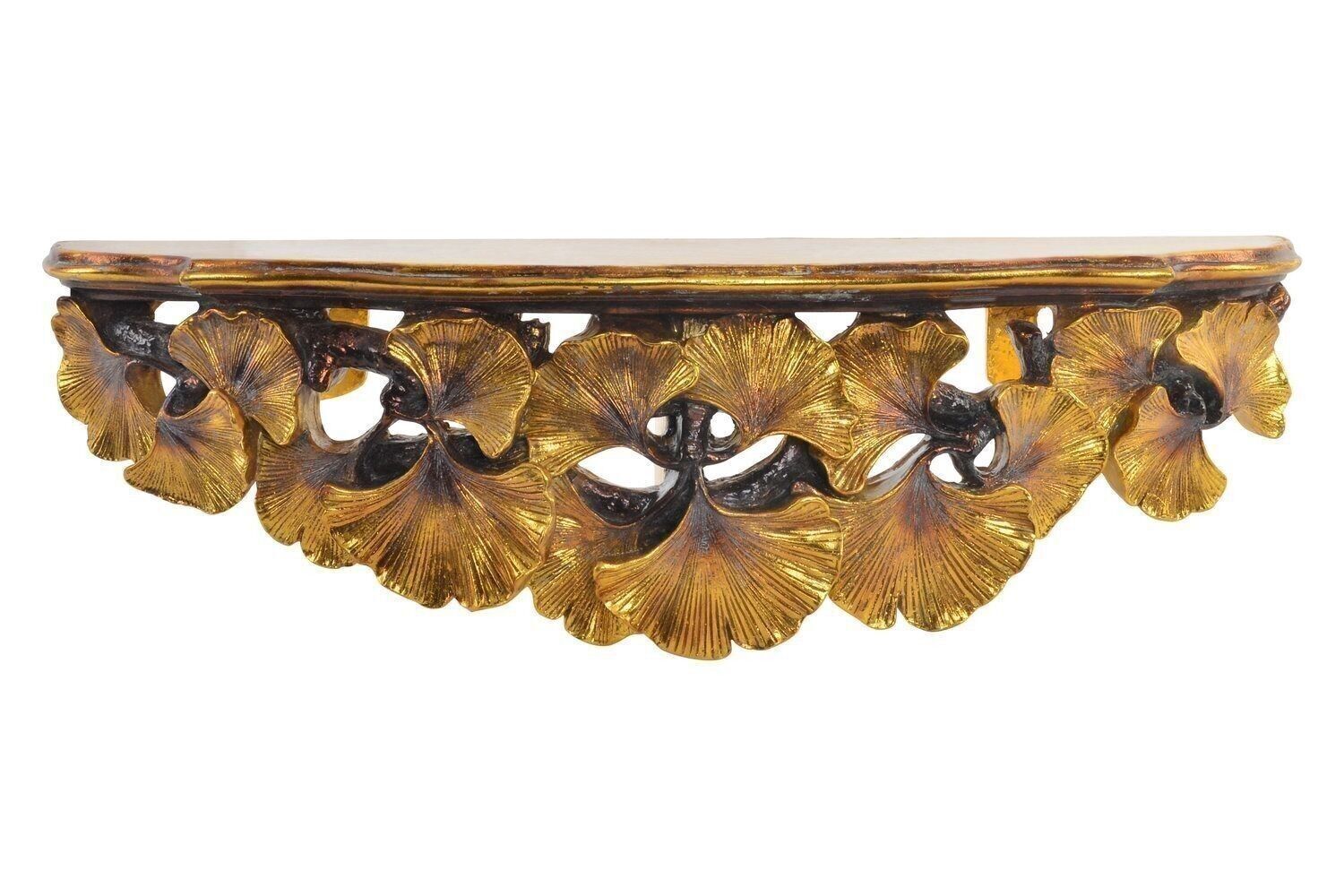 MENSOLA RESINA 46X11,5X14 LAMIERA ORO ANTICATO MB195721