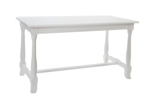 MESA COMEDOR MADERA 180X90X80 BLANCO MB196118