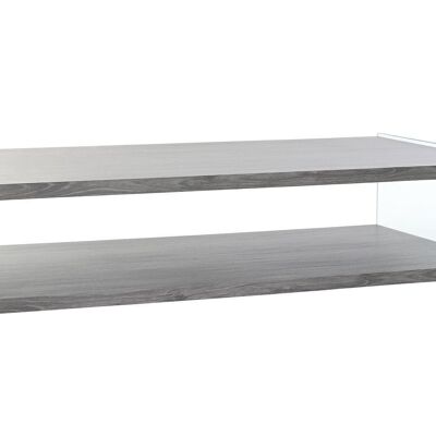 COFFEE TABLE GLASS MDF 130X65X35,5 TEMPERED GRAY MB196163