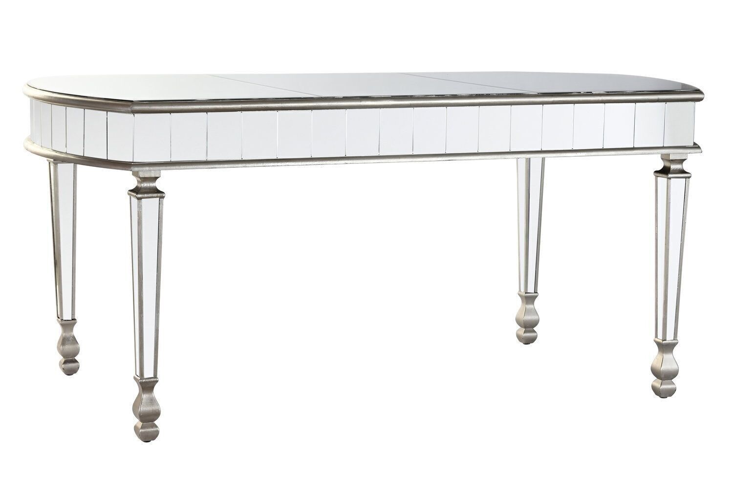 SPECCHIO TAVOLO PRANZO MDF 175X90X80 ARGENTO MB197069