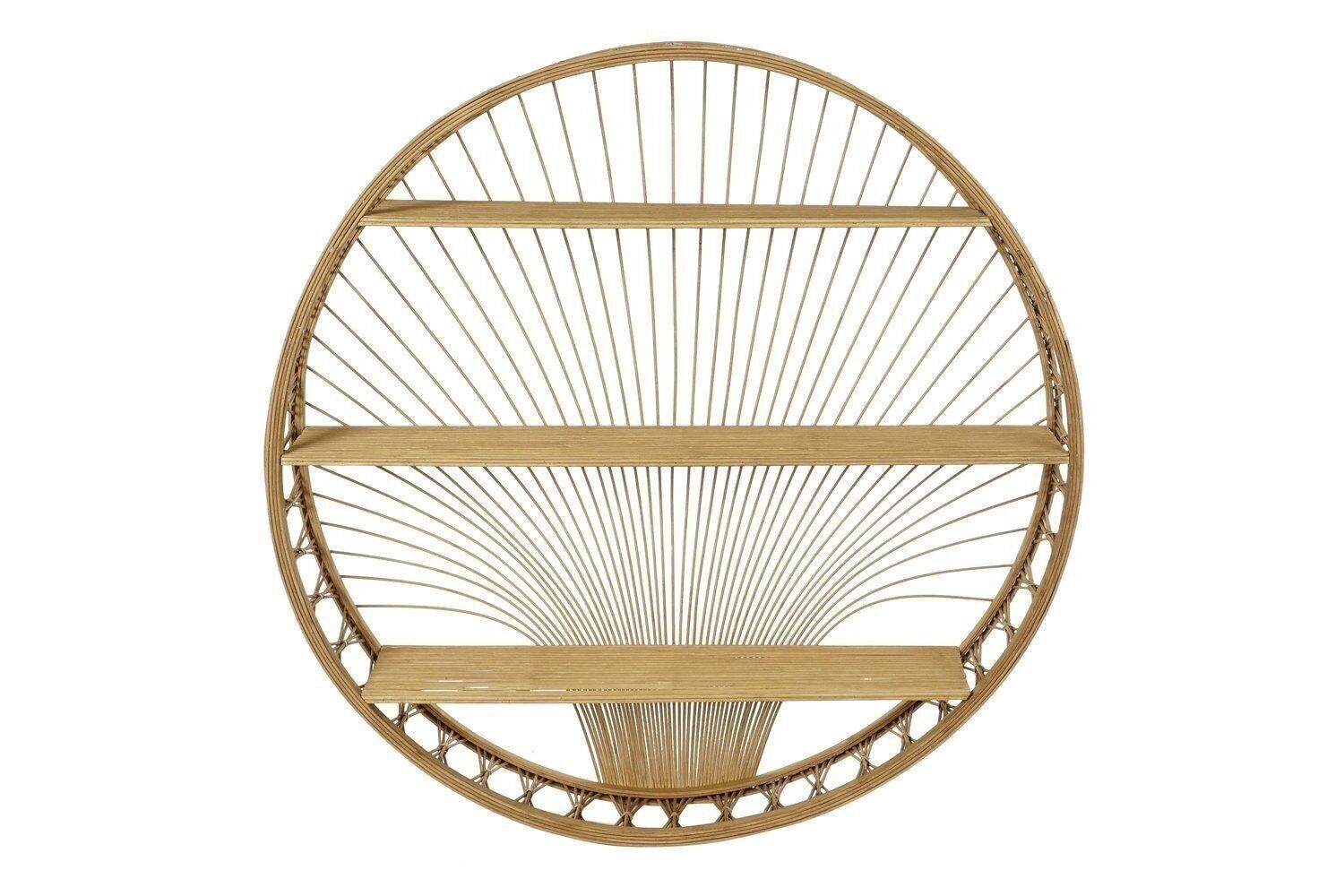 MENSOLA BAMBOO 92X19X92 MARRONE NATURALE MB197126