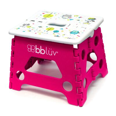 Bbluv - Stëp Folding step stool - Pink