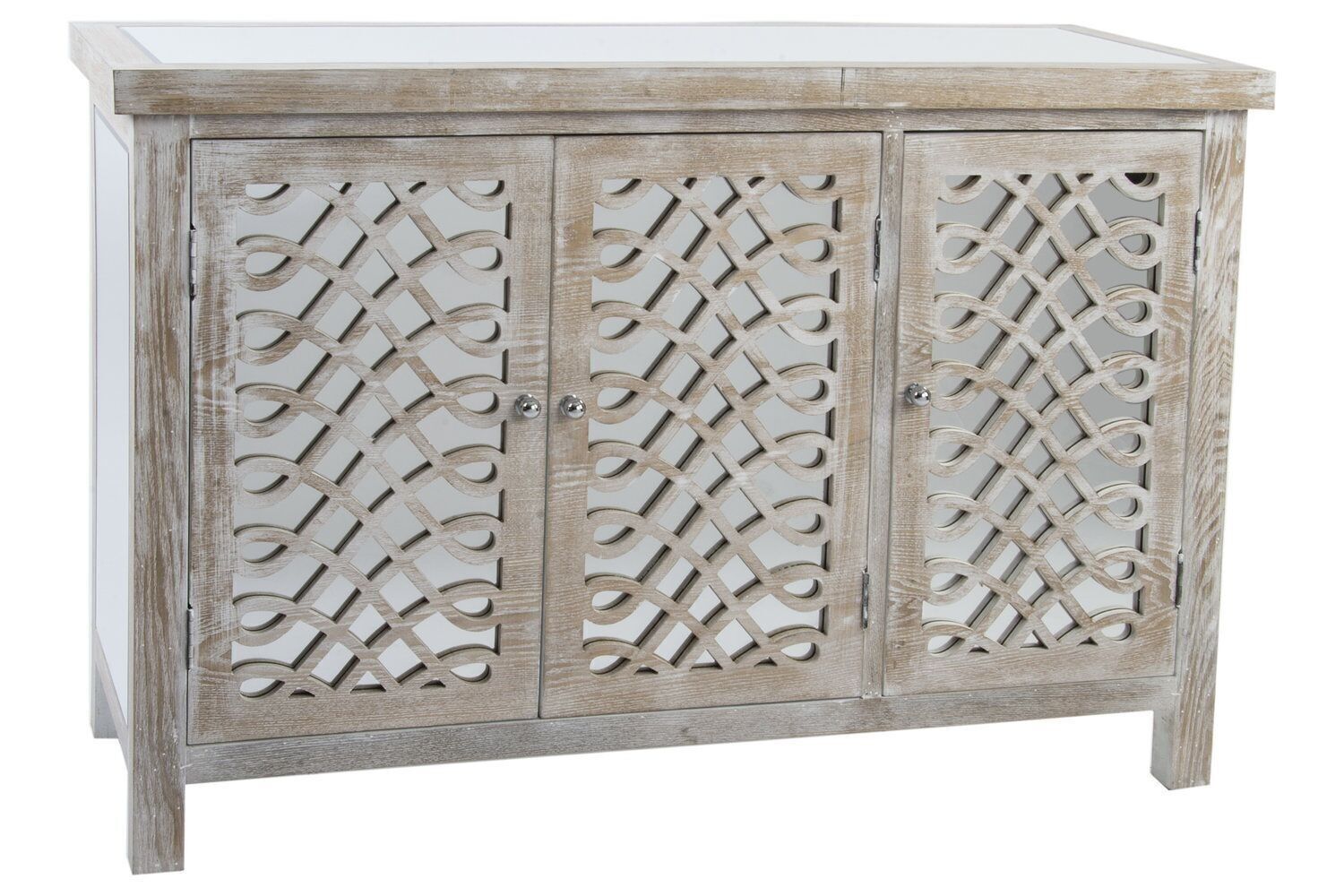 SPECCHIERA BUFFET LEGNO 120X40X81 NATURALE MB197236