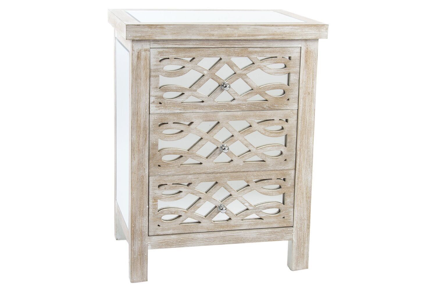 SPECCHIERA CASSETTO LEGNO 56X38X75 NATURALE MB197239