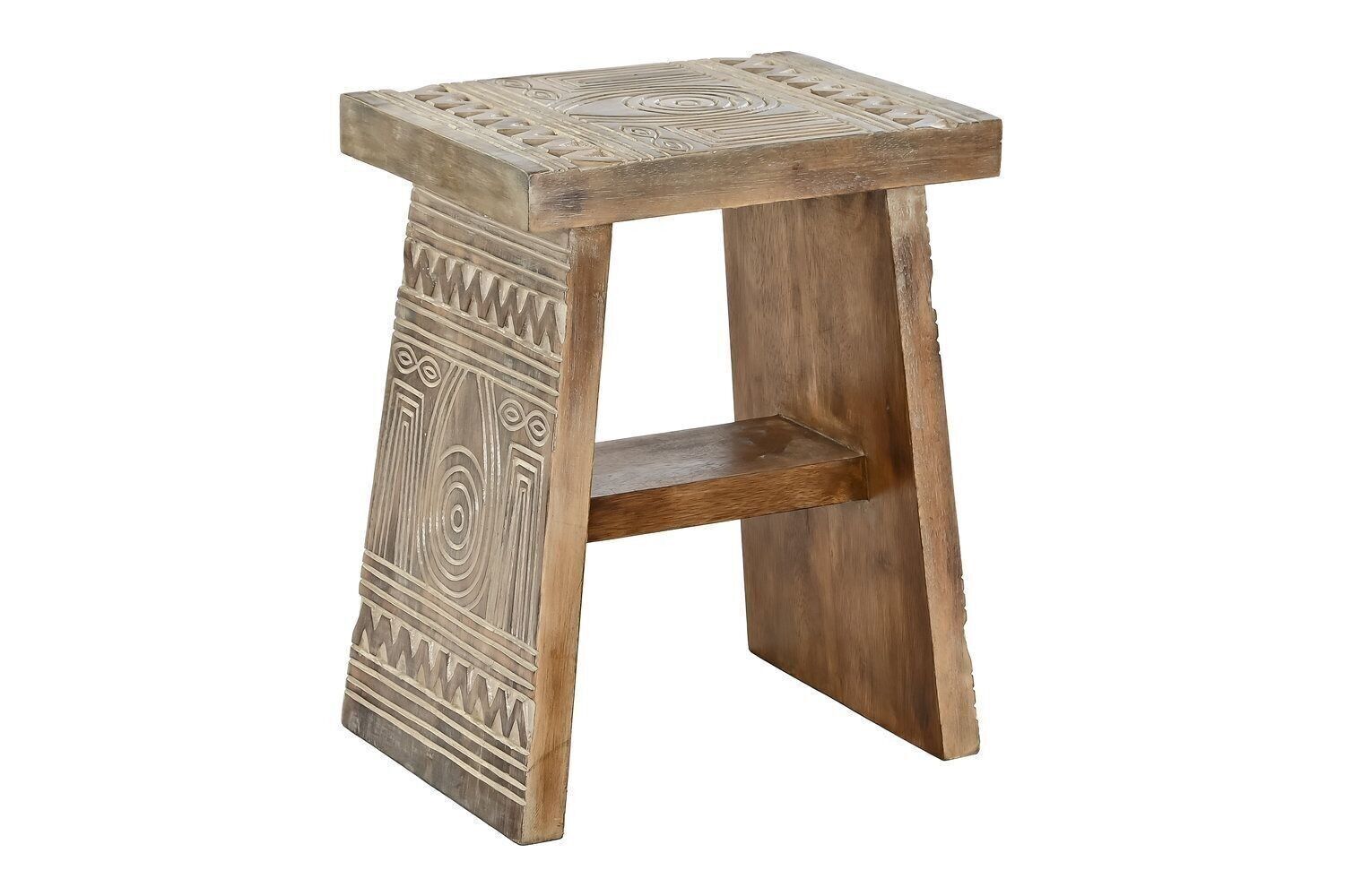 TAVOLINO ALBASIA 41X30,5X50 INCISIONE NATURALE MB199090