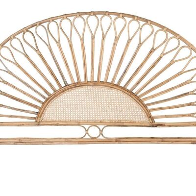 CABECERO CAMA RATAN 178X4X127 GIRASOL NATURAL MB199190