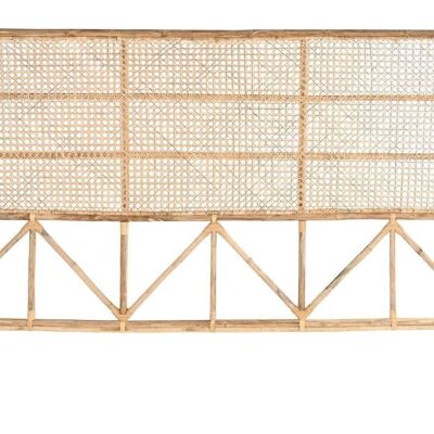 RATTAN BED HEADBOARD 178X4X128 NATURAL NATURAL MB199191