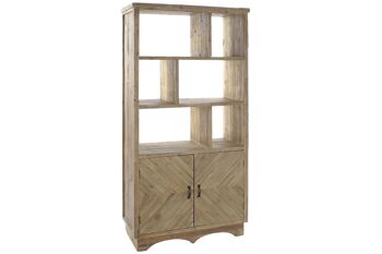 ETAGERE BOIS RECYCLE 93X42X188 MB199201 1