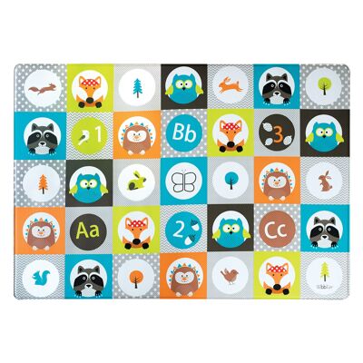 Bbluv - Mülti - Tappetino da gioco reversibile Tiles