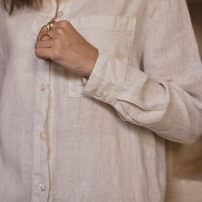 Linen Shirt Louise BEIGE