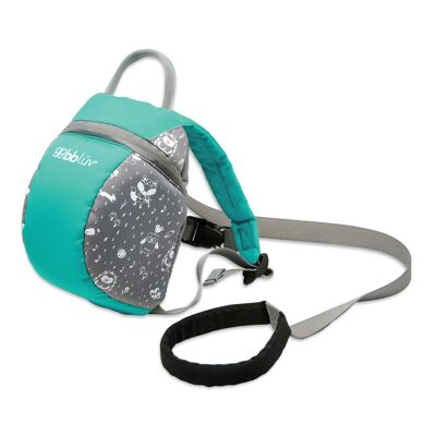 Bbluv Päk Kleinkind-Rucksack mit abnehmbarem Riemen Aqua