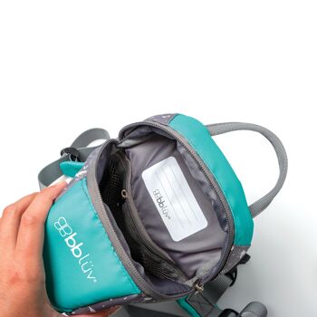 Bbluv - Päk - Sac à dos pour bambin avec sangle amovible Aqua 4