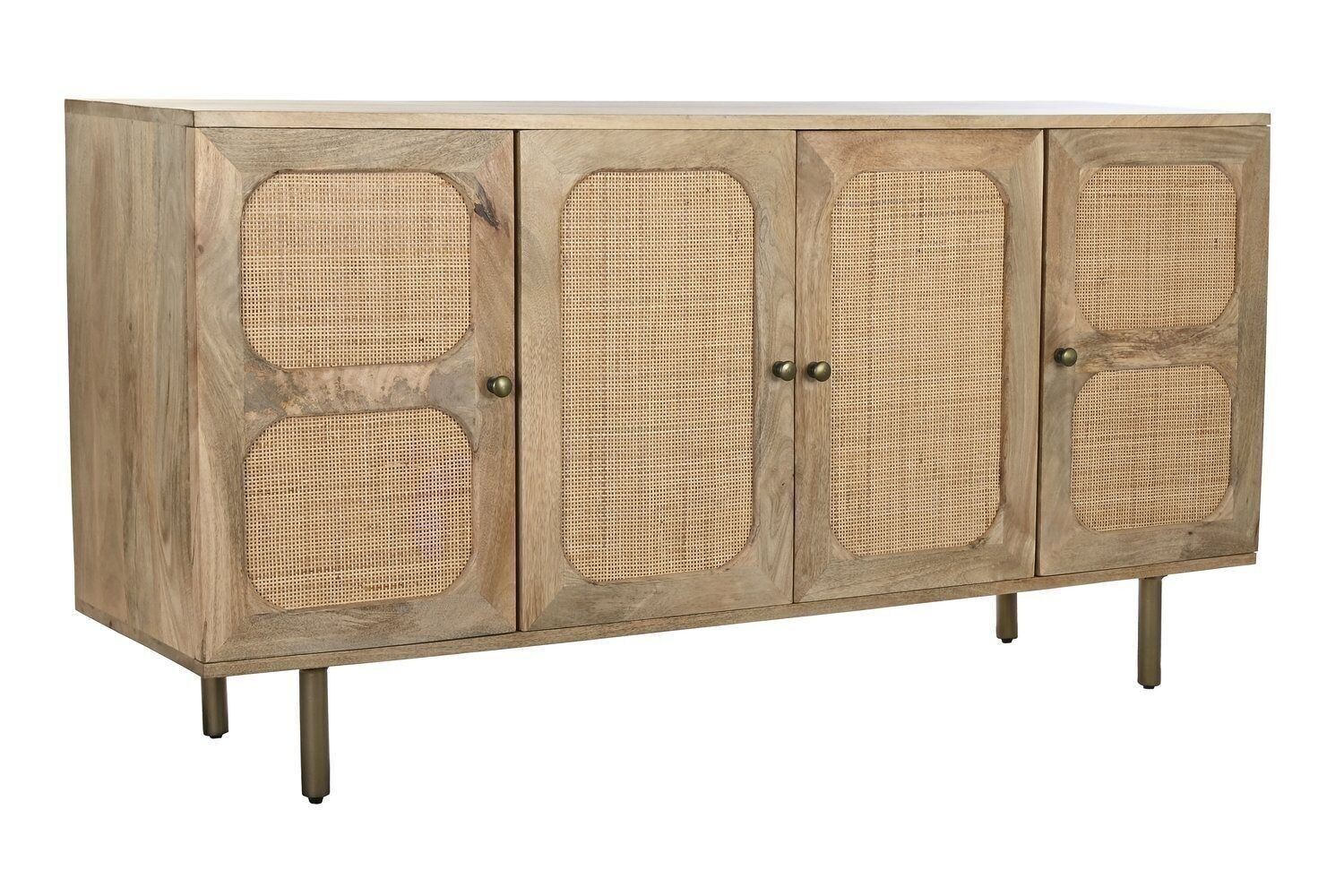 BUFFET CON MANICO RATAN 150X40X76 35,90 NATURALE MB200200