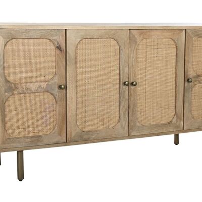 BUFFET CON MANICO RATAN 150X40X76 35,90 NATURALE MB200200