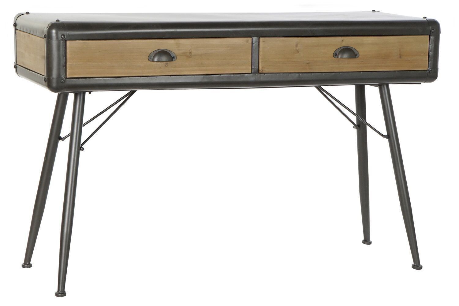 CONSOLLE ABETE METALLO 118X40X77 NATURALE MB200222