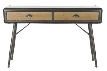 CONSOLE SAPIN MÉTAL 118X40X77 NATUREL MB200222 5