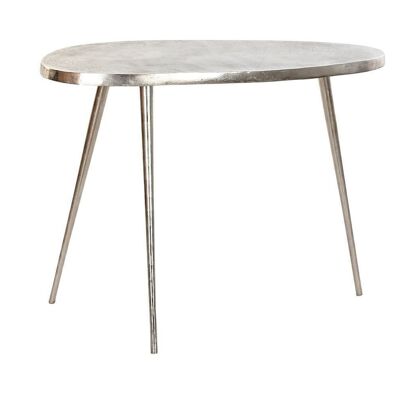 SIDE TABLE ALUMINUM 72X36X52 SILVER MB200241