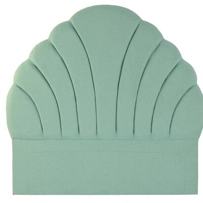 CABECERO CAMA POLIESTER MDF 168X10X160 VERDE JADE MB200583