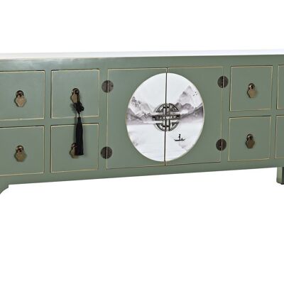 MUEBLE TV ABETO MDF 130X26X51 ORIENTAL VERDE MB200950