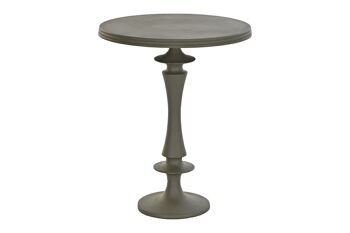 TABLE D'APPOINT ALUMINIUM 40X40X50 VERT MOUSSE MB201031 1