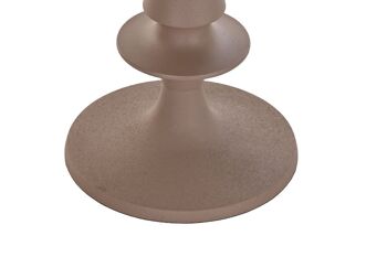 TABLE D'APPOINT ALUMINIUM 40X40X50 ROSE PALE MB201032 3