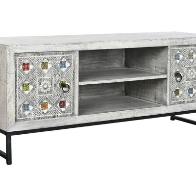 MUEBLE TV MANGO CERAMICA 130X40X56 BEIGE MB201139