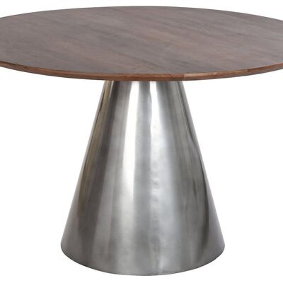 ROUND DINING TABLE STEEL MANGO 120X120X76 MB201482