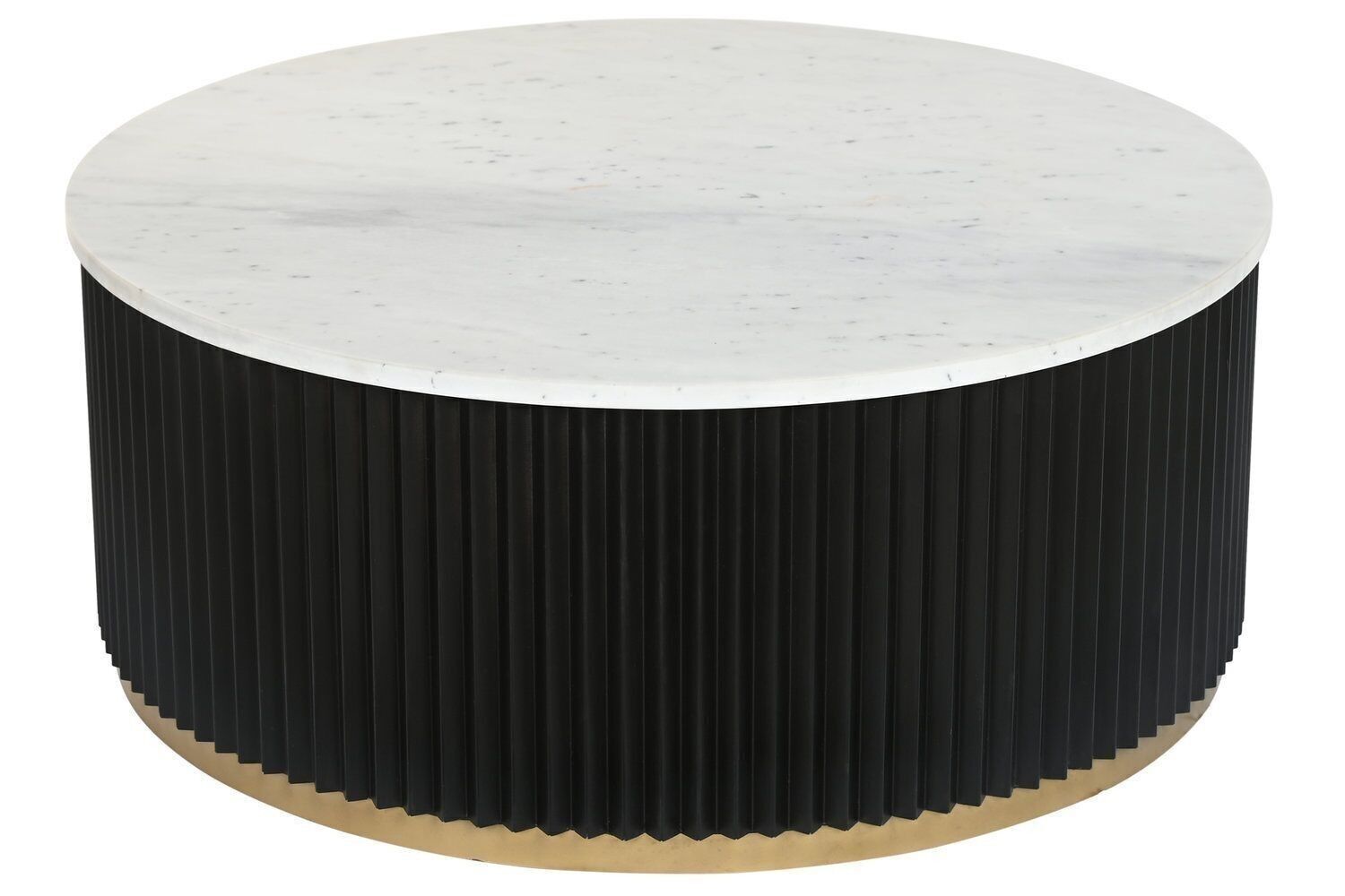 TAVOLINO METALLO MARMO NERO 80X80X40 MB201486