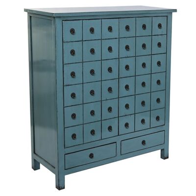 MOBILE IN OLMO 102X42X120 LACCATO BLU MB202779