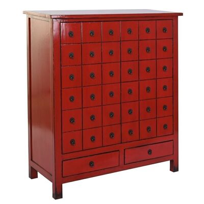 ELM CABINET 102X42X120 RED LACQUER MB202780
