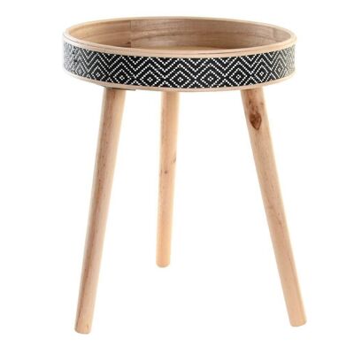 PLATEAU DÉCORATION BOIS 41X41X50 NATUREL MB203335