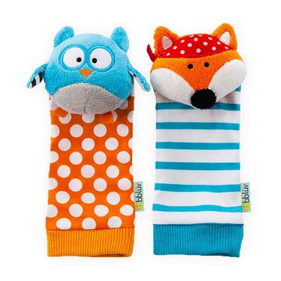 Bbluv - Duö - Activity socks - Owl and fox