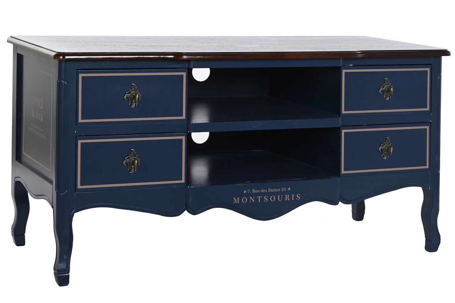 PORTA TV PAULOWNIA 120X48X60 BLU NAVY MB204104