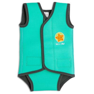 Bbluv - Wraäp Baby Wetsuit - Aqua - Small (0-6 months)