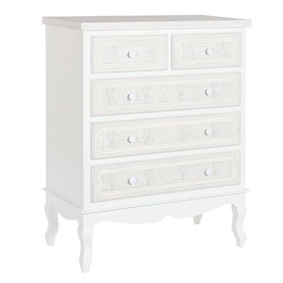BOIS MDF CONFORTABLE 80X42X105 BLANC MB204792