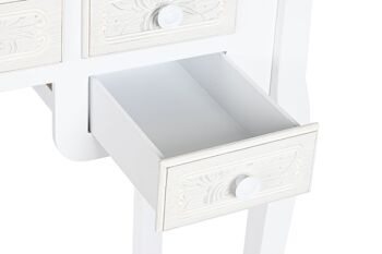 BUREAU BOIS MDF 90X40X78 BLANC MB204798 4