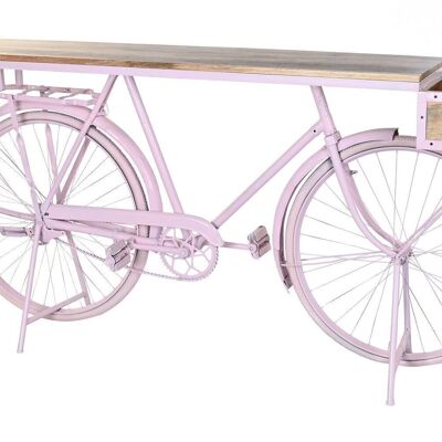 IRON CONSOLE HANDLE 180X41X94 BICYCLE PALE PINK MB205011