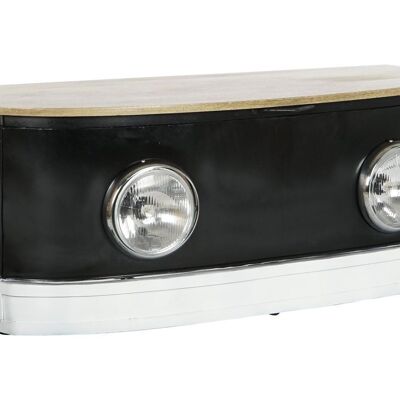 COFFEE TABLE MANGO IRON 120X45X45 BLACK SPOTLIGHTS MB205017