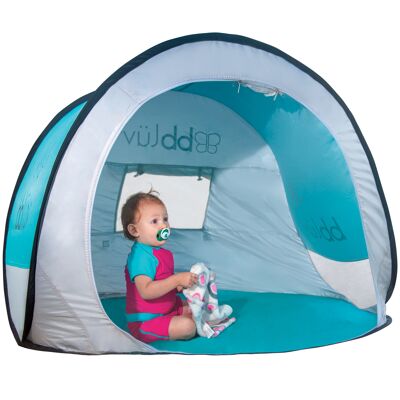 Bbluv - Sunkitö - Anti-UV pop-up play tent with mosquito net - Aqua / Gray