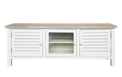 MUEBLE TV ABETO MDF 120X40X45 BLANCO MB205544