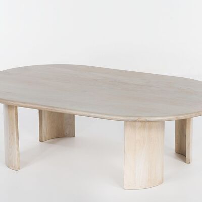 MANGO COFFEE TABLE 130X79X46 WHITE MB205732