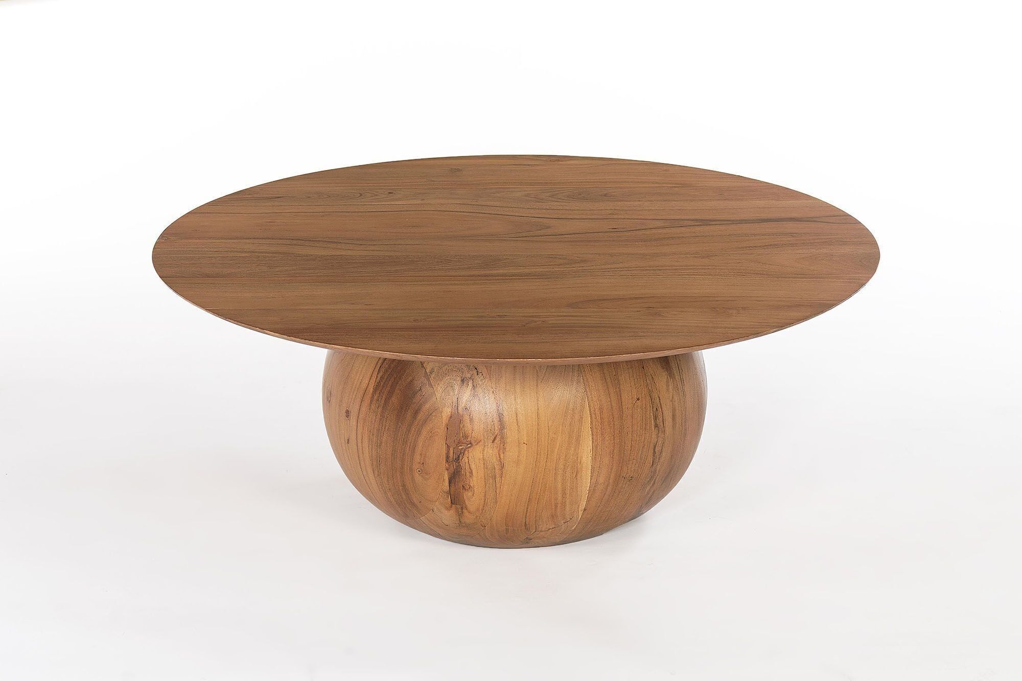 TAVOLINO ACACIA 80X80X38 MARRONE SCURO MB205735